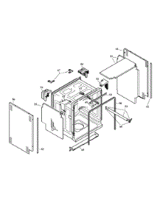 Frame & Cavity parts for Bosch Dishwasher SHU5302UC/11 from AppliancePartsPros.com