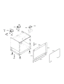 Cabinet parts for Thermador Range PRD304EHC/06 from AppliancePartsPros.com