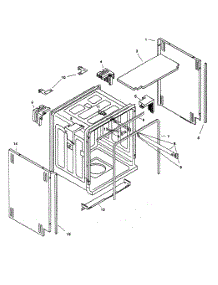 Tank Assy parts for Bosch Dishwasher SHU5306UC/06 from AppliancePartsPros.com