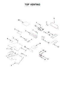 Top Venting parts for Kitchenaid Range KDRS483VBU01 from AppliancePartsPros.com