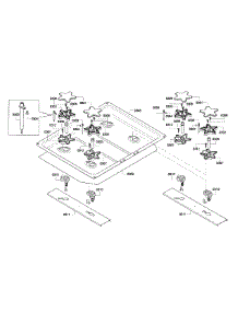 Top Assy parts for Thermador Range PRD304GHC/04 from AppliancePartsPros.com