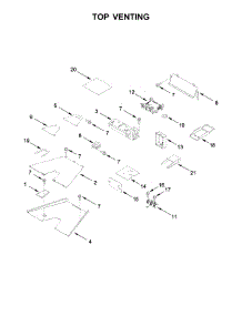 Top Venting parts for Kitchenaid Range KDRS407VMW01 from AppliancePartsPros.com