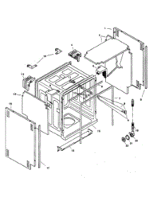Tank Assy parts for Bosch Dishwasher SHU6805UC/12 from AppliancePartsPros.com