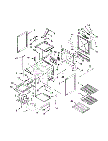 Chassis Parts parts for Jenn-Air Electric Range JES1750CEB0 from AppliancePartsPros.com