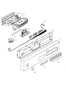 Fascia Panel parts for Bosch Dishwasher SHU6805UC/12 from AppliancePartsPros.com