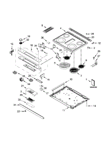 Cooktop Parts parts for Jenn-Air Electric Range JES1750CES0 from AppliancePartsPros.com