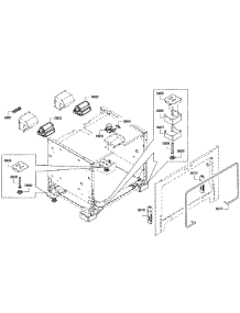 Cabinet Assy parts for Thermador Gas Range PRG366JG/02 from AppliancePartsPros.com