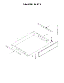 Drawer Parts parts for Kitchenaid Electric Range KFEG500ESS2 from AppliancePartsPros.com