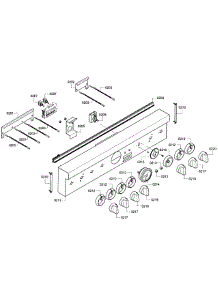 Control Panel parts for Thermador Gas Range PRG366JG/03 from AppliancePartsPros.com