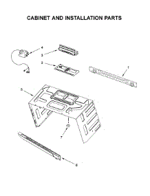 Cabinet And Installation Parts parts for Maytag Microwave/Hood Combo MMV4205FB2 from AppliancePartsPros.com