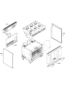 Main Assy parts for Thermador Gas Range PRG366JG/03 from AppliancePartsPros.com