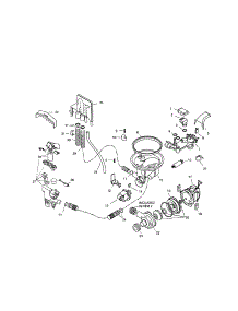 Component Assemblies parts for Bosch Dishwasher SHU8805UC/12 / FD 8105 from AppliancePartsPros.com