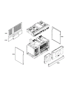 Outside Parts parts for Thermador Gas Range PRG486EDG04 from AppliancePartsPros.com