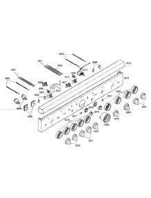 Control Panel parts for Thermador Gas Range PRG486EDG04 from AppliancePartsPros.com