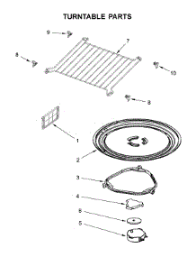 Turntable Parts parts for Maytag Microwave/Hood Combo MMV4205FZ3 from AppliancePartsPros.com