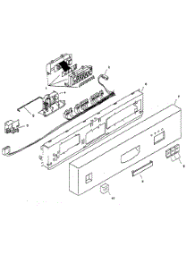 Fascia Panels parts for Bosch Dishwasher SHU3326UC/06 from AppliancePartsPros.com