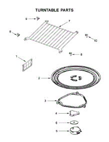 Turntable Parts parts for Maytag Microwave/Hood Combo MMV4205FZ4 from AppliancePartsPros.com