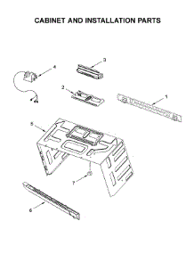 Cabinet And Installation Parts parts for Maytag Microwave/Hood Combo MMV4206FW3 from AppliancePartsPros.com