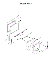 Door Parts parts for Jenn-Air Range JDS1450CFP0 from AppliancePartsPros.com