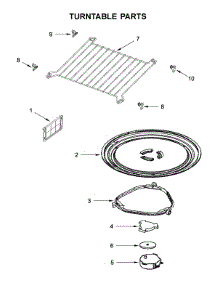 Turntable Parts parts for Maytag Microwave/Hood Combo MMV4205FB6 from AppliancePartsPros.com