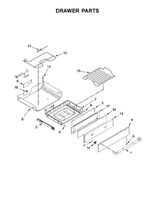 Drawer Parts parts for Jenn-Air Range JDS1450CFP0 from AppliancePartsPros.com