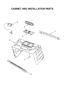 Cabinet And Installation Parts parts for Maytag Microwave/Hood Combo MMV4205FB6 from AppliancePartsPros.com
