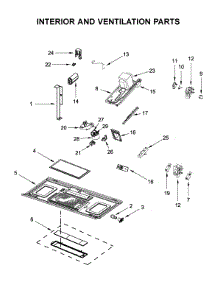 Interior And Ventilation Parts parts for Maytag Microwave/Hood Combo MMV4205FW2 from AppliancePartsPros.com