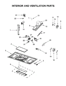 Interior And Ventilation Parts parts for Maytag Microwave/Hood Combo MMV4205FW3 from AppliancePartsPros.com