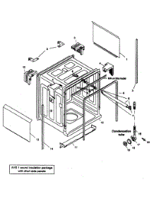 Tank Assy parts for Bosch Dishwasher SHU33AC06UC/14 from AppliancePartsPros.com
