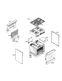 Cabinet Parts parts for Thermador Gas Range PRG304EG01 from AppliancePartsPros.com