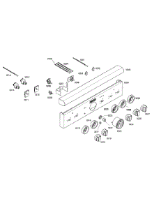 Control Panel parts for Thermador Gas Range PRG304EG01 from AppliancePartsPros.com