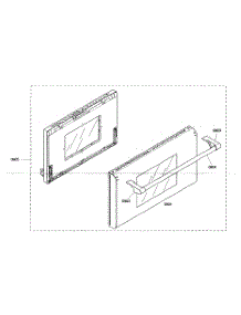 Door Assy parts for Thermador Gas Range PRG304EG01 from AppliancePartsPros.com