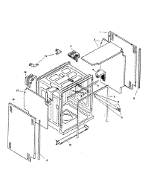 Tank Assy parts for Bosch Dishwasher SHU6802UC/11 from AppliancePartsPros.com