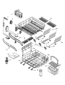 Racks parts for Bosch Dishwasher SHU6802UC/11 from AppliancePartsPros.com