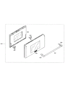 Door Assy parts for Thermador Gas Range PRG364EDG01 from AppliancePartsPros.com