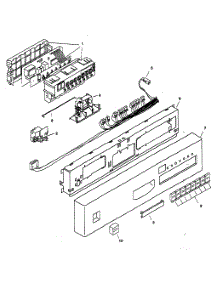 Fascia Panel parts for Bosch Dishwasher SHU6802UC/12 from AppliancePartsPros.com