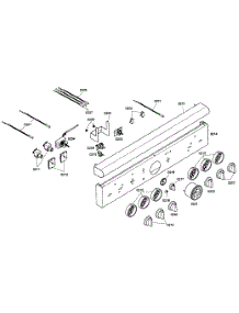 Front Panel parts for Thermador Gas Range PRL364ELG02 from AppliancePartsPros.com
