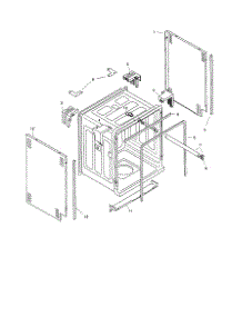 Tank Assembly parts for Bosch Dishwasher SHU4022UC/06 from AppliancePartsPros.com