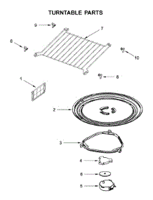 Turntable Parts parts for Maytag Microwave/Hood Combo YMMV4206FZ3 from AppliancePartsPros.com