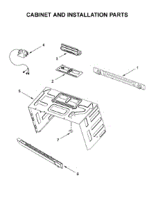 Cabinet And Installation Parts parts for Maytag Microwave/Hood Combo YMMV4206FZ3 from AppliancePartsPros.com