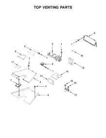 Top Venting Parts parts for Kitchenaid Range KDRS467VMW01 from AppliancePartsPros.com