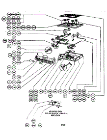 Gas Burner Box Assembly parts for Thermador Range RDSS30Q from AppliancePartsPros.com