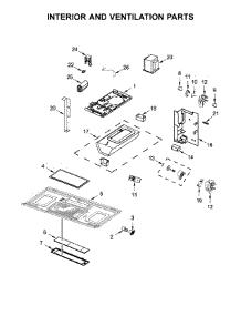 Interior And Ventilation Parts parts for Maytag Microwave/Hood Combo YMMV4203WS4 from AppliancePartsPros.com