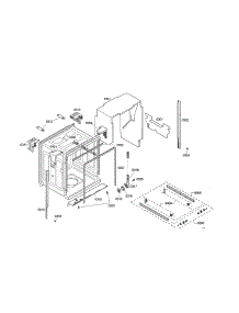 Tub parts for Bosch Dishwasher SHX45P05UC/53 from AppliancePartsPros.com