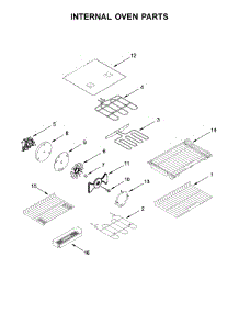 Internal Oven Parts parts for Kitchenaid Electric Range YKFID500ESS2 from AppliancePartsPros.com