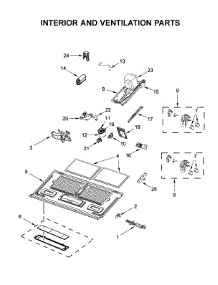 Interior And Ventilation Parts parts for Maytag Microwave/Hood Combo MMV6190FB2 from AppliancePartsPros.com
