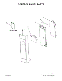 Control Panel Parts parts for Maytag Microwave/Hood Combo MMV6190DE2 from AppliancePartsPros.com