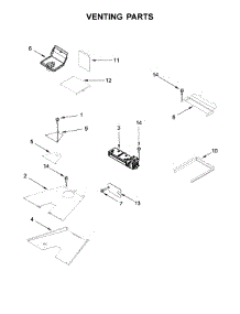 Venting Parts parts for Jenn-Air Range JLRP536WP01 from AppliancePartsPros.com