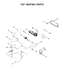 Top Venting Parts parts for Kitchenaid Range KDRS463VBK01 from AppliancePartsPros.com