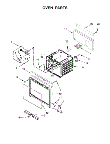 Oven Parts parts for Jenn-Air Range JDRP430WP02 from AppliancePartsPros.com